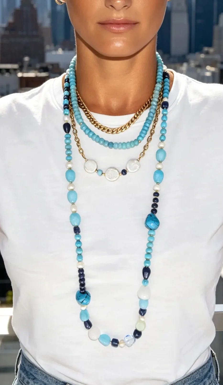 Baroque Ocean Necklace — vista alternativa