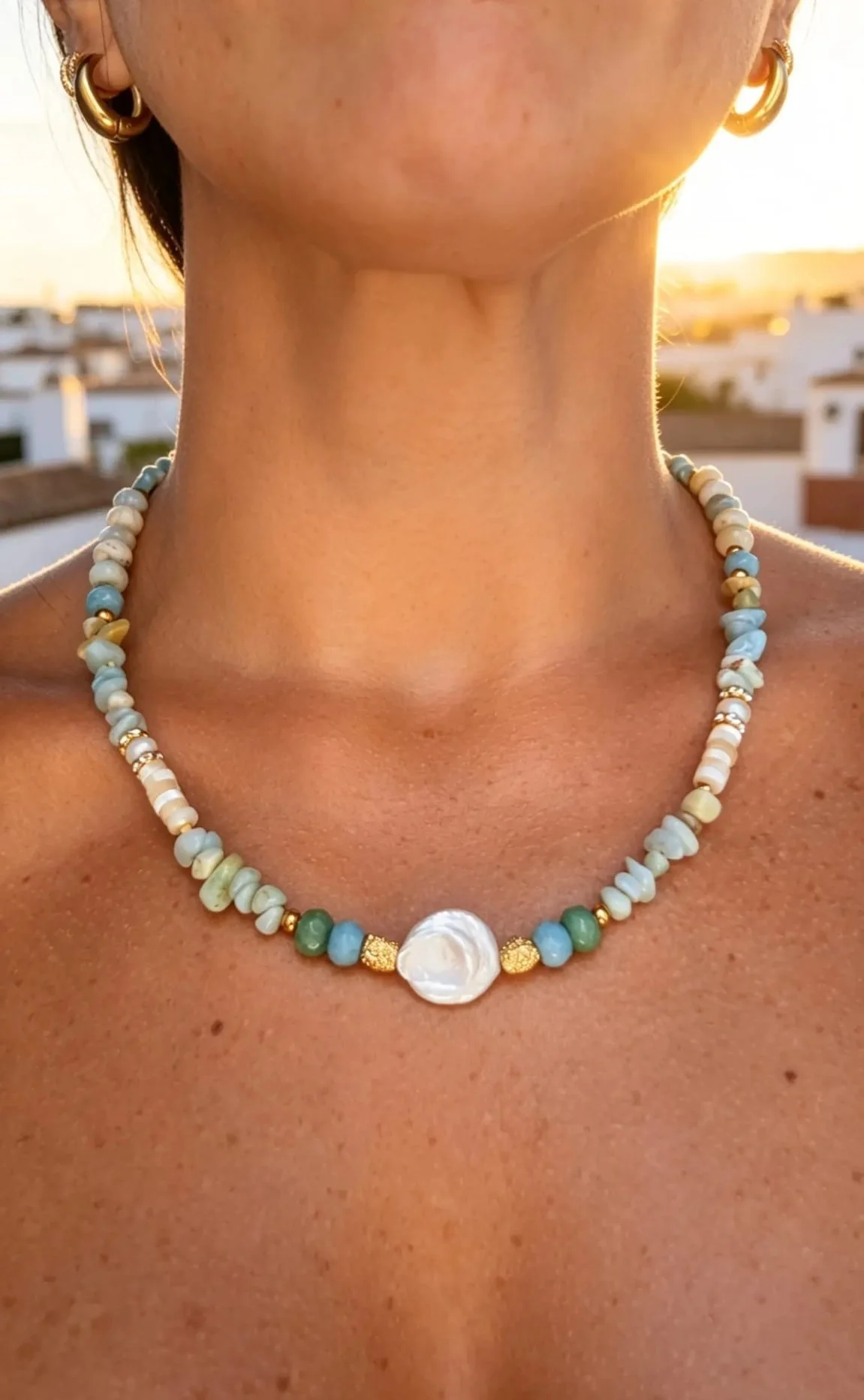 Sky Sea Necklace