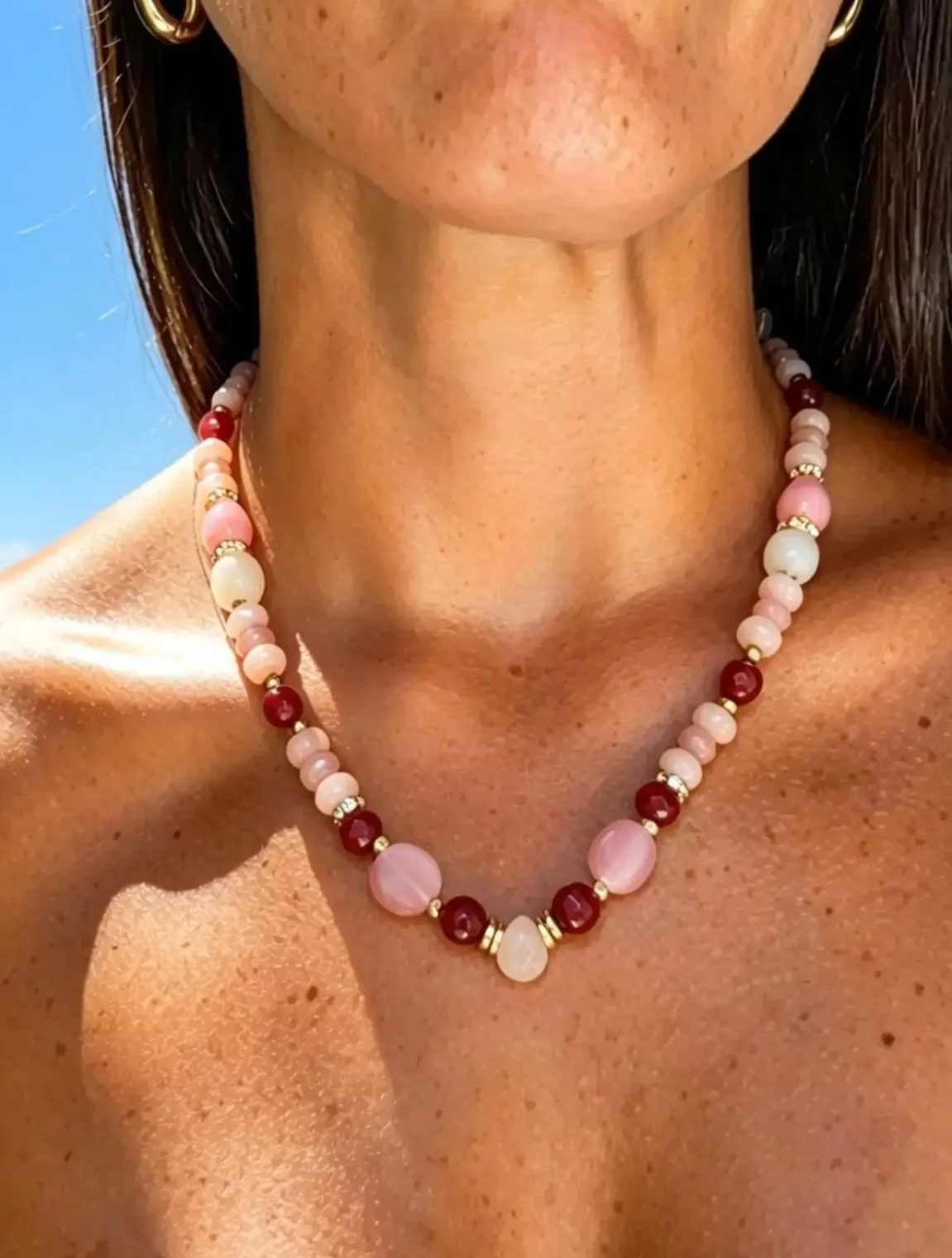 Quartz Petals Necklace